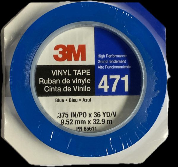 3M Vinyl FineLine Tape 471+ 9,52mmx32,9m