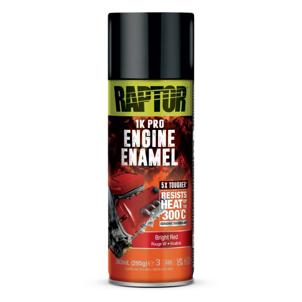 RAPTOR Engine Enamel Bright Red