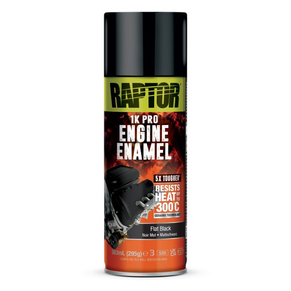 RAPTOR Engine Enamel Flat Black