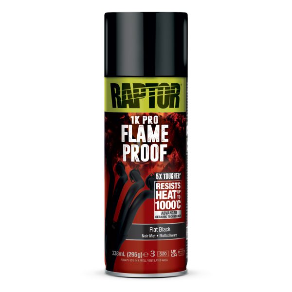 RAPTOR Flameproof Flat Black