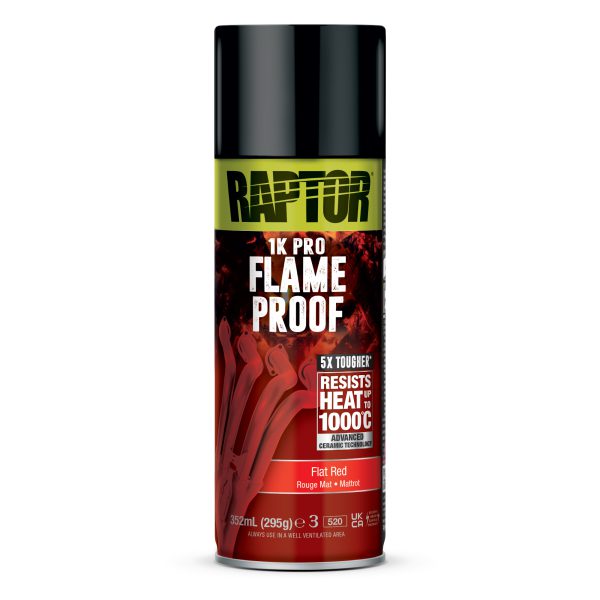 RAPTOR Flameproof Flat Red