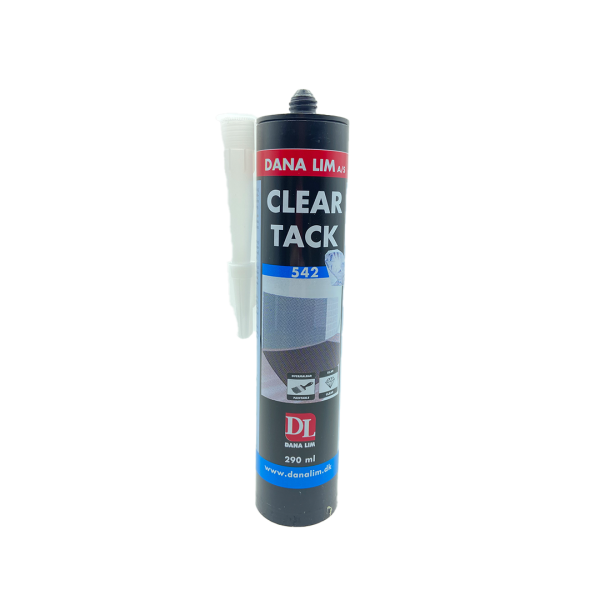 Montasjelim Clear Tack 542 Transparent, 290ml