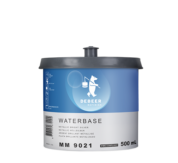 MM 9021 Metallic Bright Silver Uber Fine 500ml