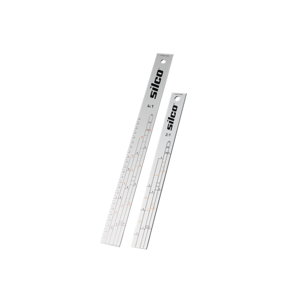 Blandestav mini til lakkmiksing - 2:1/1:0,75 - 20cm - Silco