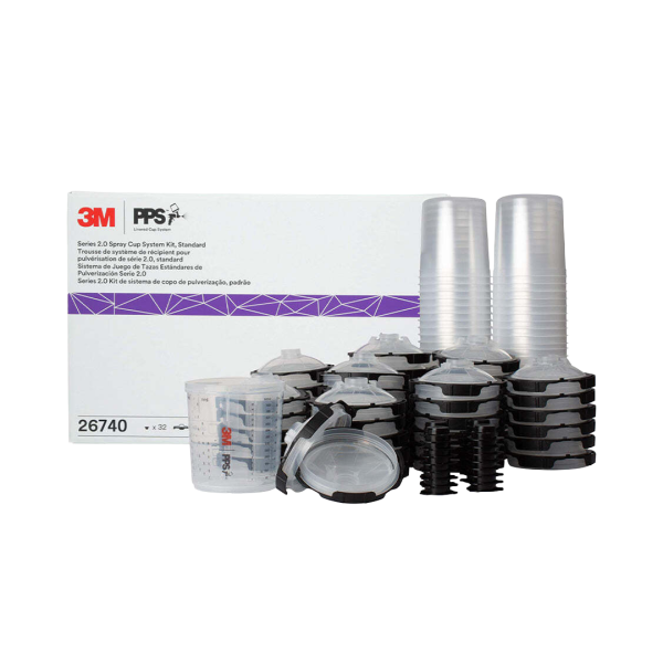 3M PPS 2.0 LOKK/INNERKOPP 125µ FILTER 850 ML 50PK