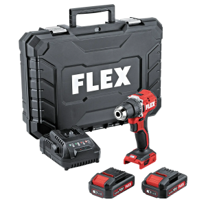Flex Drill/Skrutrekker DD2G 18.0 EC LD Set. Kit m/lader 2x2,5Ah